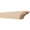 Ekena Millwork 6in. W x 6in. H x 32in. L Rivera Woodgrain TimberThane Rafter Tail, Primed Tan RFTUR06X06X32RIVRCPR - alternate 1